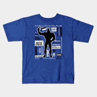 Big Blue Bug of Justice Kids T-Shirt